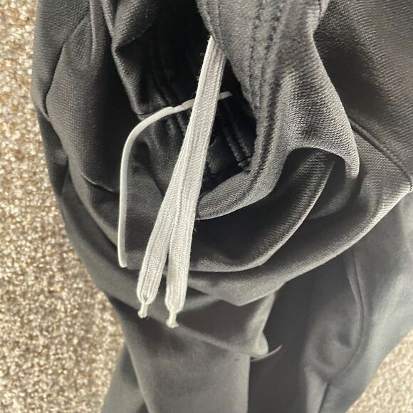 Adidas Pants Adult Medium Black Athleisure Pull On Sweatpants Joggers Casual - Picture 9 of 11